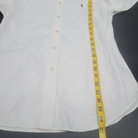 Ralph Lauren Custom Fit Women's Oxford Button Down L - Picture 5 of 7